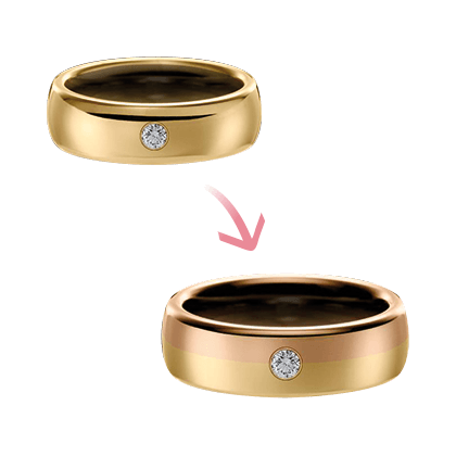 單色或多色戒指